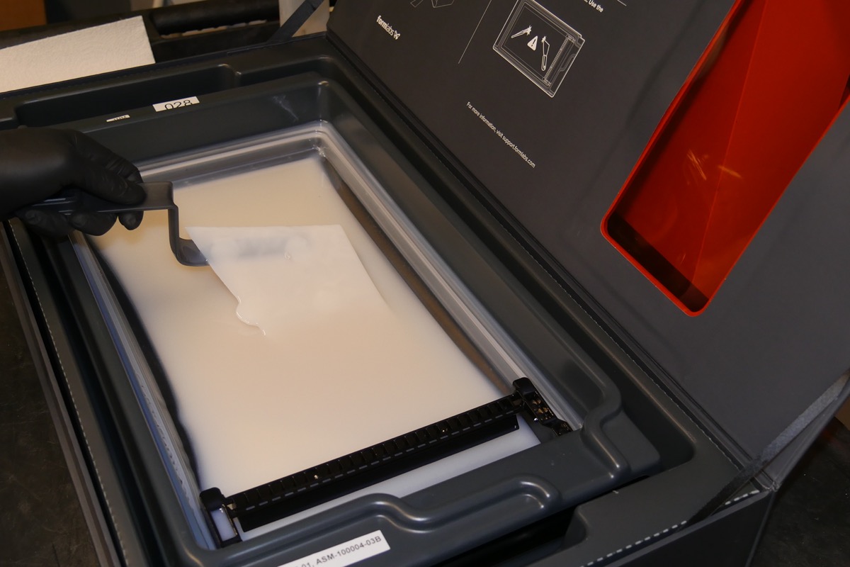 失敗したプリント後の後処理（Form 3L/Form 3BL）